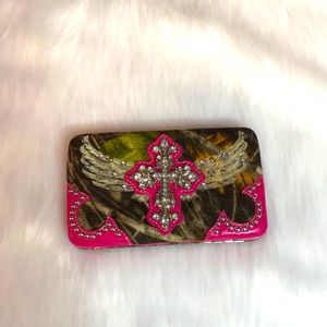 Bedazzled Camo Ladies Wallet Women’s Rhinestone